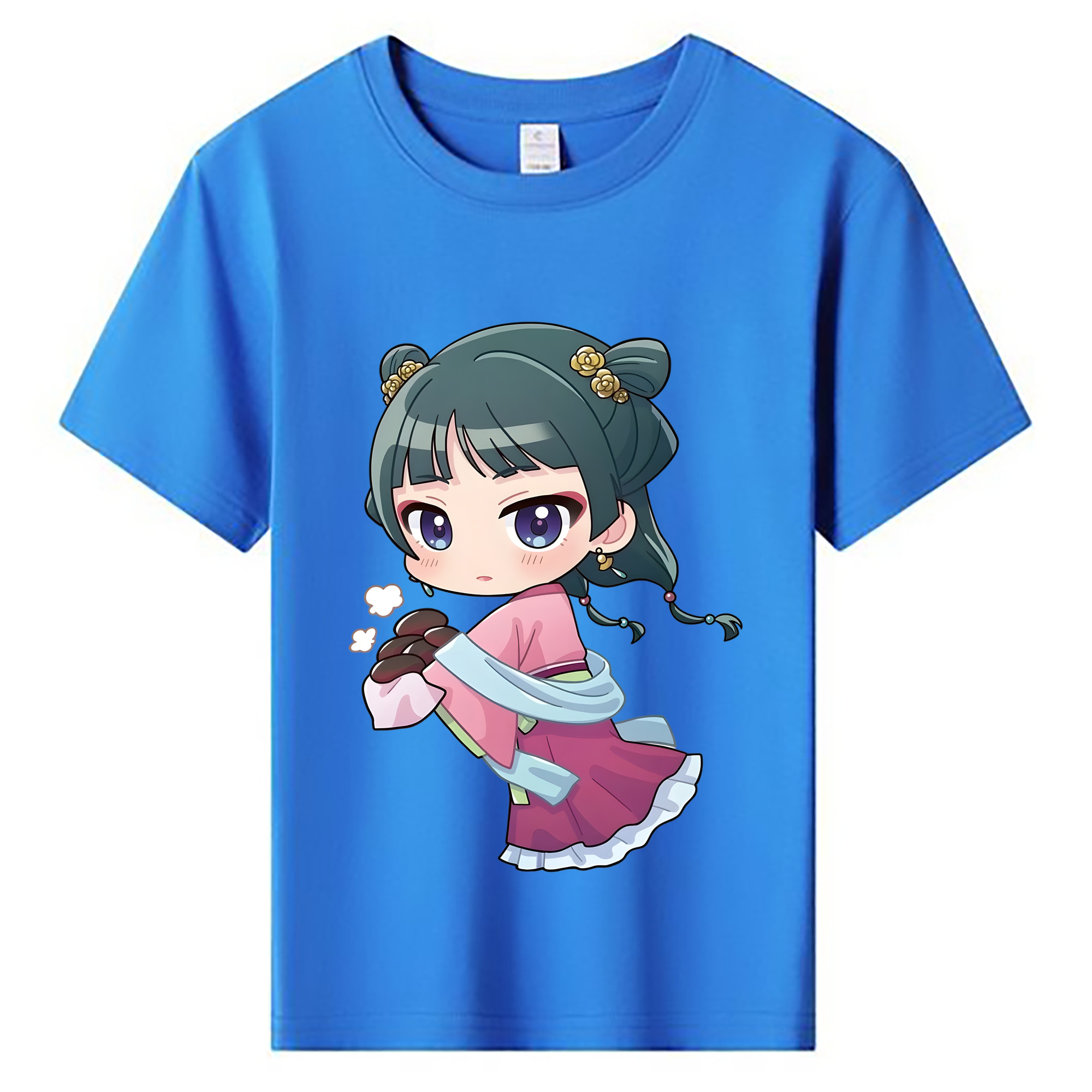 （画像用） 薬屋のひとりごと The Apothecary Diaries 綿100％キッズTシャツ（フロントプリント）